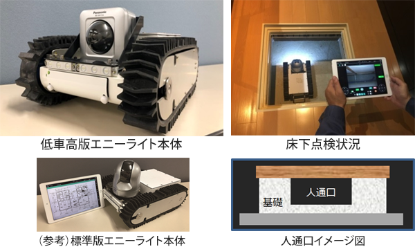 インフラ點(diǎn)検ロボットシステム「低車高版」